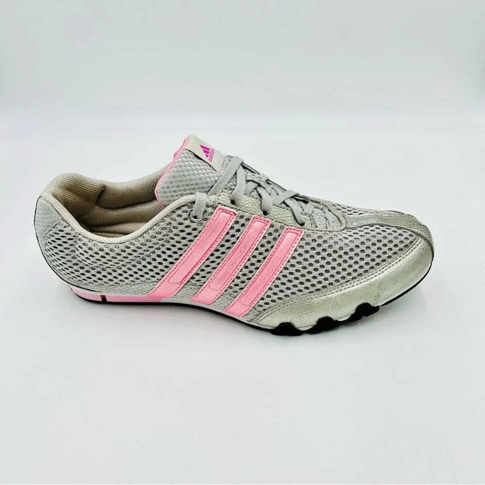 Adidas shoes CC Ride Trainers Pink Gray Silver running workout Women Size 9.5 - Picture 3 of 10